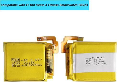 New LSS282024P Replacement Battery for Fitbit Versa 4 Fitness Smartwatch FB523 with Technical Toolkit in Kuwait