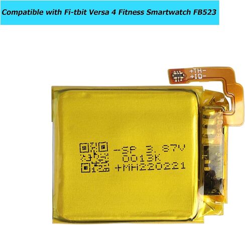 New LSS282024P Replacement Battery for Fitbit Versa 4 Fitness Smartwatch FB523 with Technical Toolkit in Kuwait