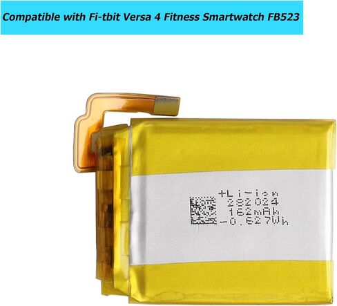 New LSS282024P Replacement Battery for Fitbit Versa 4 Fitness Smartwatch FB523 with Technical Toolkit in Kuwait