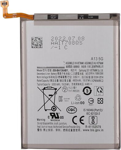 Duotipa بطارية بديلة جديدة EB-BA136ABY لجهاز Galaxy A13 5G SM-A136U، SM-A136W، SM-A136B مع مجموعة أدوات الإصلاح in Saudi Arabia