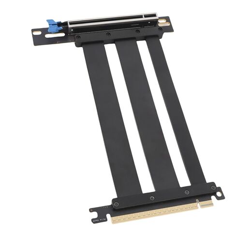 Bewinner PCIe 5.0 X16 Shielded Riser Cable, 90 Degree Right Angle GPU Extension Cable 128Gbps for Gaming PC, ITX Builds, Servers Water Cooling Systems (40cm) in Kuwait