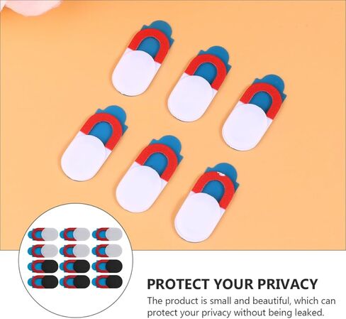 NUOBESTY 12Pcs Webcam Cover Privacy Protection for Phones Laptops and Tablets Easy to Carry Camera Covers Useful Accessory for Personal and Family Security in Saudi Arabia