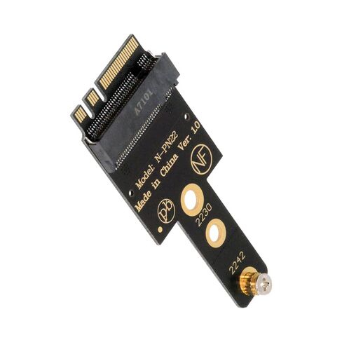 NFHK 2230 NGFF A+E-Key Male to NVME M-Key Female Extension Adapter for Laptop Mainboard SSD 2230 2242 in Saudi Arabia