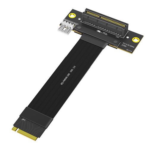 M.2 Key M 4.0 to PCI-e 4.0 4X 90 Degree Adapter Card, Nvme 4.0 to PCI-e PCI-Express 4X Extension Cable in Saudi Arabia