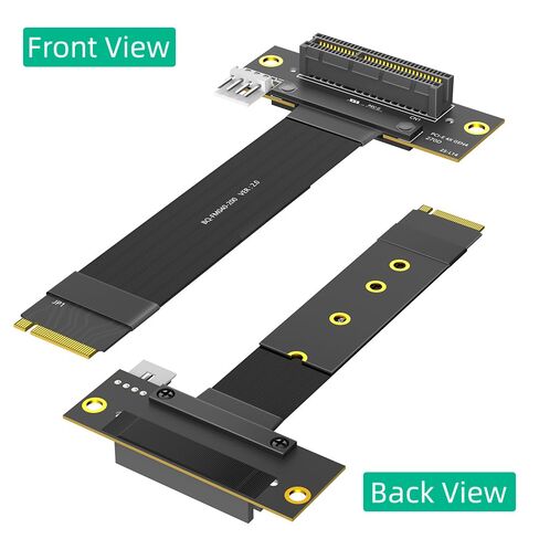 M.2 Key M 4.0 to PCI-e 4.0 4X 90 Degree Adapter Card, Nvme 4.0 to PCI-e PCI-Express 4X Extension Cable in Saudi Arabia