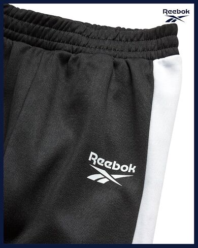 Reebok Boys Tracksuit Set - 2 Piece Athletic Tricot Zip Up Fleece Lined Jacket and Toddler Sweatpants Playwear for Kids in Saudi Arabia