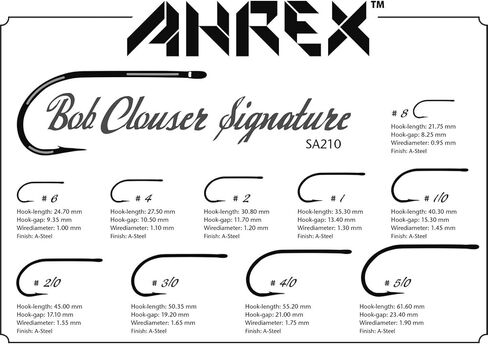 Bob Clouser Signature Straight Eye Streamer Hook by Ahrex in Saudi Arabia