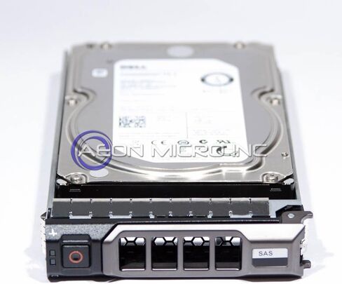 55H49 - DELL 3TB 7.2K SAS 3.5" 6Gb/s HARD DRIVE W/TRAY F238F (Renewed) in Kuwait