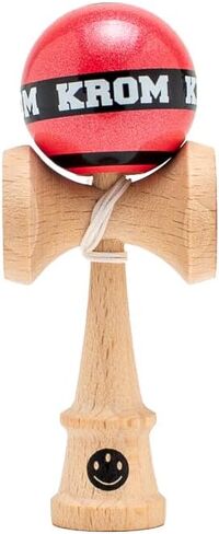 KROM Kendama MIKRO Naked – Mini Kendama مصنوع من خشب الزان – قابل للتشغيل بالكامل – بحجم الجيب – للمبتدئين والمحترفين in Saudi Arabia