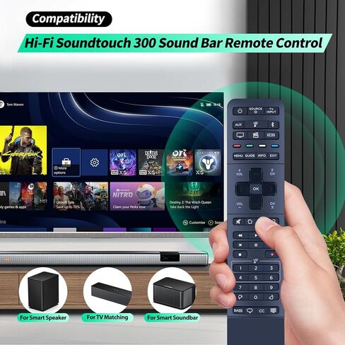 جهاز تحكم عن بعد بديل لمكبر الصوت مناسب لجهاز التحكم عن بعد Bose Hi-Fi Soundtouch 300 Sound Bar in Kuwait