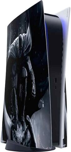 ملصق Skinit المخصص للألعاب متوافق مع وحدة تحكم PS5 - تصميم شعار DC Comics Arkham Origins Arkham المرخص رسميًا in Kuwait