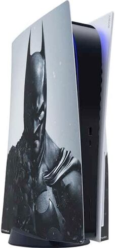 ملصق Skinit المخصص للألعاب متوافق مع وحدة تحكم PS5 - تصميم شعار DC Comics Arkham Origins Arkham المرخص رسميًا in Kuwait