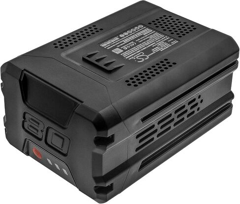 استبدال بطارية SPANN لـ Greenworks RO 80V 10" بدون فرش P، STBA80L210، الجزء رقم: 2901302، G80B4، GBA80200، GBA80250، GBA80400، GBA80500 80.0V in Kuwait