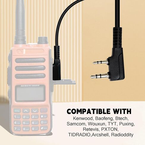 جهاز Walkie Talkie 2 Pin كتف ميكروفون أسود طية صدر السترة مكبر صوت عن بعد لـ Retevis h777s retc 15، لـ Baofeng bf-f8hp uv-5r uv-17r، لـ Kenwood tk-2180 nx3200 nx1300 tk3160 tk2312 (أخضر) in Kuwait