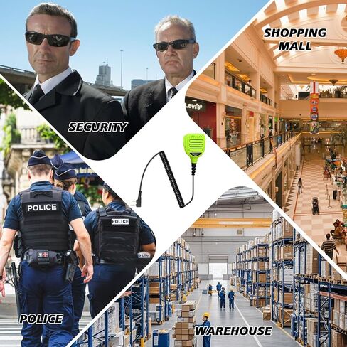 جهاز Walkie Talkie 2 Pin كتف ميكروفون أسود طية صدر السترة مكبر صوت عن بعد لـ Retevis h777s retc 15، لـ Baofeng bf-f8hp uv-5r uv-17r، لـ Kenwood tk-2180 nx3200 nx1300 tk3160 tk2312 (أخضر) in Kuwait
