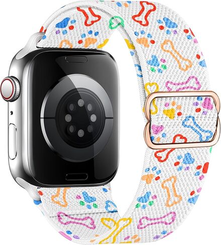 أربطة قابلة للتمدد متوافقة مع سوار ساعة Apple 40 مم 41 مم 38 مم 46 مم 44 مم 45 مم 42 مم 49 مم للنساء والرجال، أشرطة رياضية مرنة بحلقة فردية مقاومة للماء لسلسلة iWatch 11 10 9 8 7 6 5 4 3 SE Ultra in Saudi Arabia