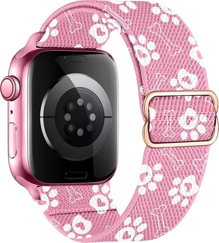 أربطة قابلة للتمدد متوافقة مع سوار ساعة Apple 40 مم 41 مم 38 مم 46 مم 44 مم 45 مم 42 مم 49 مم للنساء والرجال، أشرطة رياضية مرنة بحلقة فردية مقاومة للماء لسلسلة iWatch 11 10 9 8 7 6 5 4 3 SE Ultra in Saudi Arabia