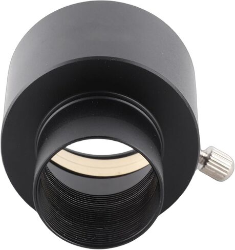 Astronomical Telescope Eyepiece Adapter, Aluminum Alloy 1.25in T Mount Adapter for Telescope Accessories, with Durable Lightweight Design, Easy to Install in Saudi Arabia