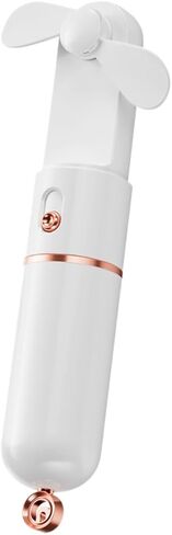 Portable Handheld Fan USB Rechargeable Mini Personal Fan with 3-speed Settings 2000mah Battery White for Travel Outdoor Use in Saudi Arabia