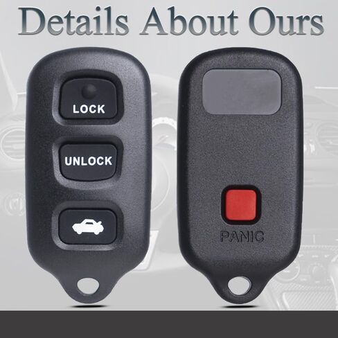 Key Fob Keyless Entry Fits for Toyota Camry 2002-2006 / Matrix Pontiac Vibe 2003-2008 / Sienna 1999-2003 / Solara 2002-2003 Remote Control Replacement GQ43VT14T 89742-AA030 in Saudi Arabia