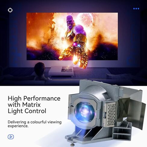 RLC-092/RLC-093/RLC-104/RLC105 استبدال مصباح ضوئي لجهاز VIEWSONIC PJD5153 PJD5155 PJD5255 PJD6350 PJD5555W PJD5555W PJD6550Lw PJD6551Lws PJD7326 PJD7326-S لمبة PJD7526W PJD7526W-S in Kuwait