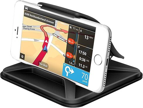 Car Phone Holder Mount for Dashboard, Universal Anti-Slip Dashboard Cell Phone Stand with Suction Cup for Most iPhone, Samsung, Android Smartphones – Hands-Free GPS Vehicle Mount for Cars in Saudi Arabia