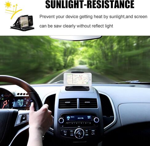 Car Phone Holder Mount for Dashboard, Universal Anti-Slip Dashboard Cell Phone Stand with Suction Cup for Most iPhone, Samsung, Android Smartphones – Hands-Free GPS Vehicle Mount for Cars in Saudi Arabia