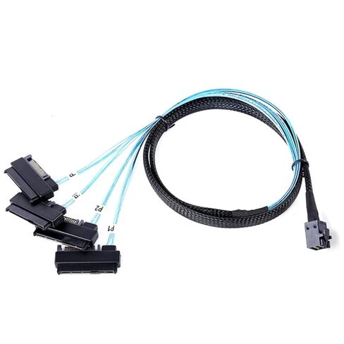 SFF-8643 إلى SFF-8482 29Pin SFF-8643 إلى 29pin SFF-8482 كابل خادم القرص الصلب 8643 إلى 8482 استبدال كابل نقل البيانات in Saudi Arabia