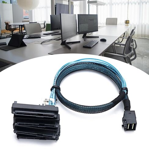 SFF-8643 إلى SFF-8482 29Pin SFF-8643 إلى 29pin SFF-8482 كابل خادم القرص الصلب 8643 إلى 8482 استبدال كابل نقل البيانات in Saudi Arabia
