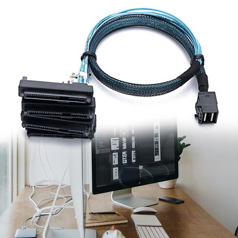 SFF-8643 إلى SFF-8482 29Pin SFF-8643 إلى 29pin SFF-8482 كابل خادم القرص الصلب 8643 إلى 8482 استبدال كابل نقل البيانات in Saudi Arabia