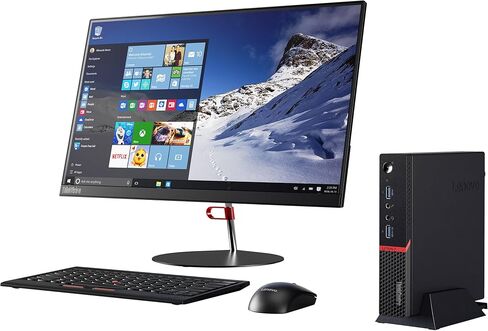Lenovo ThinkCentre M715q Tiny Mini Desktop PC | AMD PRO A12-9800E | 16GB DDR4 RAM | 256GB SSD | Wi-Fi | DisplayPort | Windows 11 Pro | Compact Business Desktop (Renewed) in Kuwait
