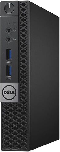 Dell OptiPlex 3040 Mini Desktop Computer PC, Windows 11 Pro, with 23.8 inch FHD Monitor, Core i5-6500, 8GB RAM, 256GB SSD, Mouse, Keyboard, USB WiFi (Renewed) in Kuwait