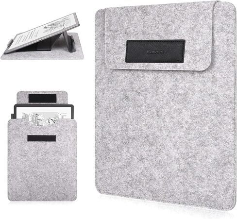 حافظة حماية Caweet لجهاز Kindle Scribe مقاس 11 بوصة - تناسب الجيل الأول والثالث من Colorsoft إصدار 2025، جلد PU ممتاز مع حامل قابل للطي، أرجواني لامع in Kuwait