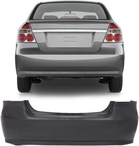 غطاء المصد الخلفي الأيمن PIT66 متوافق مع Chevy Aveo 2007-2011 (الطراز الفرعي: LS، LT) 95978858، GM1100791 in Saudi Arabia
