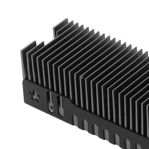 Drfeify M.2 SSD Heatsink Mg مادة سبائك الألومنيوم متينة 38 زعانف تبريد لمكتب الكمبيوتر in Kuwait