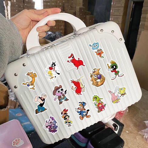 50Pcs Cartoon Anime from The 1990s Themes Waterproof Stickers for Water Bottle Cup Laptop Bike Skateboard Luggage Box Vinyl Graffiti Patches BRJKT in Saudi Arabia