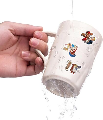 50Pcs Cartoon Anime from The 1990s Themes Waterproof Stickers for Water Bottle Cup Laptop Bike Skateboard Luggage Box Vinyl Graffiti Patches BRJKT in Saudi Arabia