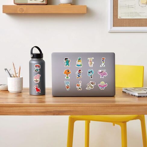 50Pcs Cartoon Anime from The 1990s Themes Waterproof Stickers for Water Bottle Cup Laptop Bike Skateboard Luggage Box Vinyl Graffiti Patches BRJKT in Saudi Arabia