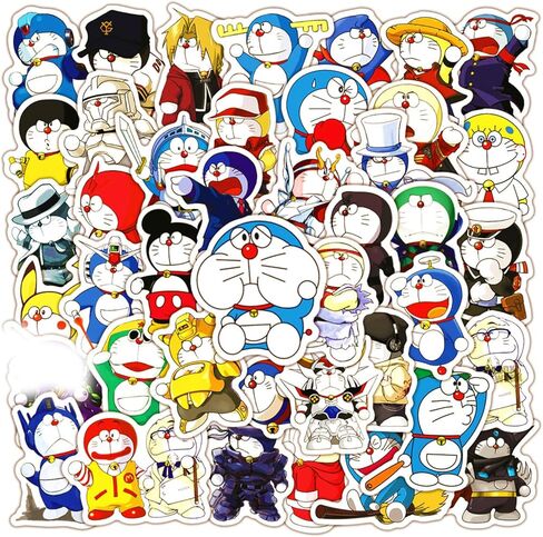 50Pcs Cartoon Anime from The 1990s Themes Waterproof Stickers for Water Bottle Cup Laptop Bike Skateboard Luggage Box Vinyl Graffiti Patches BRJKT in Saudi Arabia