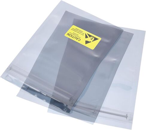 Anti Static Bags Shielding Bag 50pcs 3x5inch(8x13cm) Resealable with Labels for Hard Drive HDD SSD PCB Board in Saudi Arabia