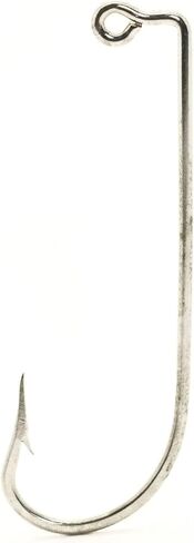 خطاف تهزهز 90 درجة من Mustad 91715 O'Shaughnessy، مُشكل، ذو عيون - Duratin 1/0 إلى 9/0 100 عبوة بلمسة نهائية Duratin in Kuwait