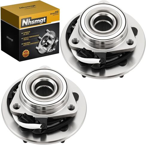 512169 Rear Wheel Bearing Hub Compatible with 2001-2007 Grand Caravan, 2001-2007 Town & Country, 2001-2007 Caravan, 2001-2003 Voyager with ABS 5-Lug 2pcs in Saudi Arabia