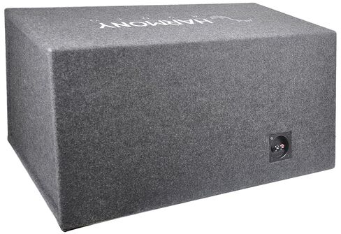 Harmony Audio Bundle HA-RD12 Car Rhythm Loaded Dual 12" Vented 1200W Sub Box with HA-A800.1 Amplifier & Amp Kit in Saudi Arabia