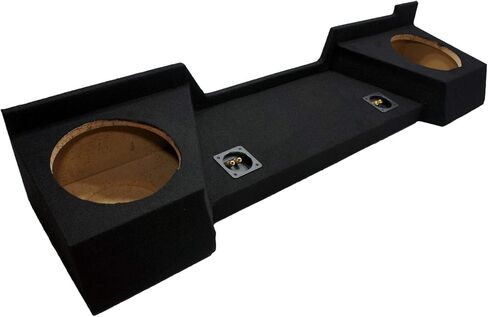 Harmony Audio متوافق مع 2007-2013 GMC Sierra Extended Cab Truck Kicker Bundle Comp C10 Dual 10" Sub Box Enclosure & Harmony HA-A800.1 Amp in Kuwait