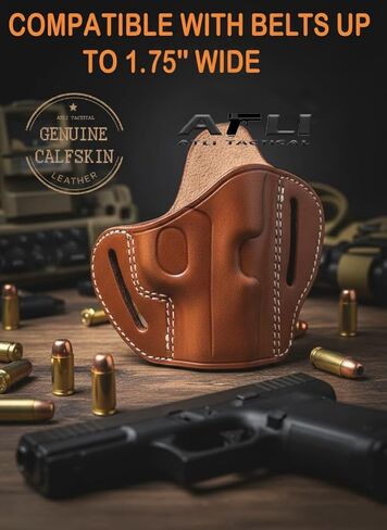 حافظة جلدية Sig P938 - حافظات OWB جلدية لـ Sig P938 - Sig P238 Holster OWB - تناسب مسدسات SigP938، P238 - حافظات مسدس فطيرة مخفية 9 مم، 380 ACP in Kuwait