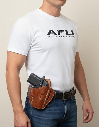 حافظة جلدية Sig P938 - حافظات OWB جلدية لـ Sig P938 - Sig P238 Holster OWB - تناسب مسدسات SigP938، P238 - حافظات مسدس فطيرة مخفية 9 مم، 380 ACP in Kuwait