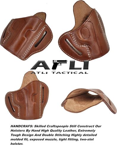 حافظة جلدية Sig P938 - حافظات OWB جلدية لـ Sig P938 - Sig P238 Holster OWB - تناسب مسدسات SigP938، P238 - حافظات مسدس فطيرة مخفية 9 مم، 380 ACP in Kuwait