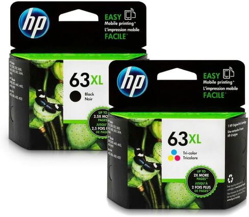 HP 63Xl High Black and High Yield Tri-Color Kit in Saudi Arabia