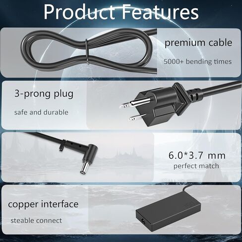 150W ADP-150CH B Charger Compatible with ASUS TUF Gaming A15 A17 F15 F17 FA506 FA706 FA566 FX705 ROG Strix G G15 G17 G531 G513 G731 A18-150P1A Gaming Laptop in Kuwait