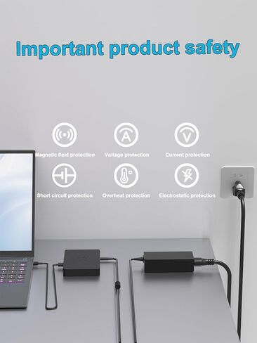 محول طاقة 90 واط متوافق مع Dell Inspiron 20 بوصة 22 بوصة 24 بوصة 27 بوصة 3000 5000 7000 الكل في واحد لسطح المكتب وInspiron-17 16 15 14 13 11 3000 5000 7000 Series 7500 7501 7591 7590 7610 كمبيوتر محمول in Kuwait